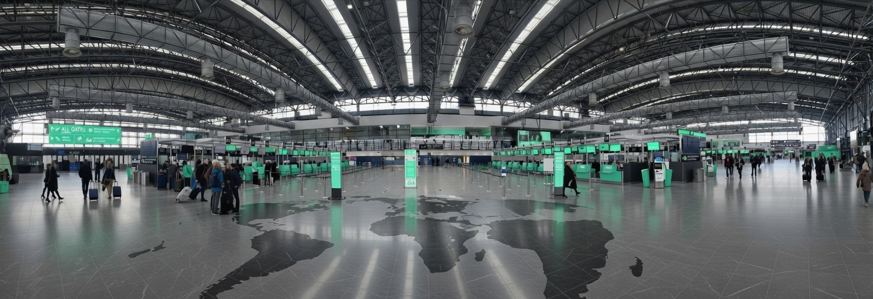 Airport check-in counters — Prague