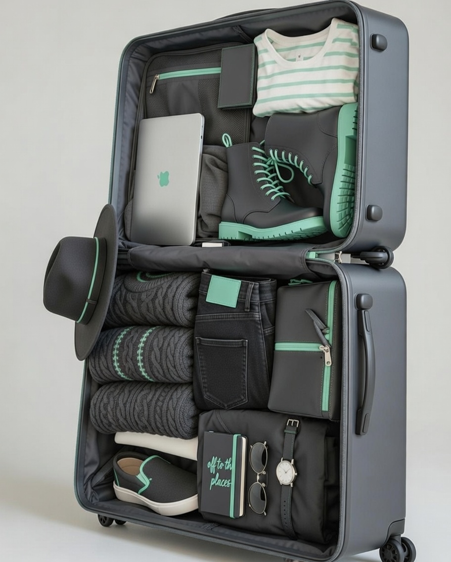 Cestování s více zavazadly - praktický přístup k balení a přesunu na letiště Praha